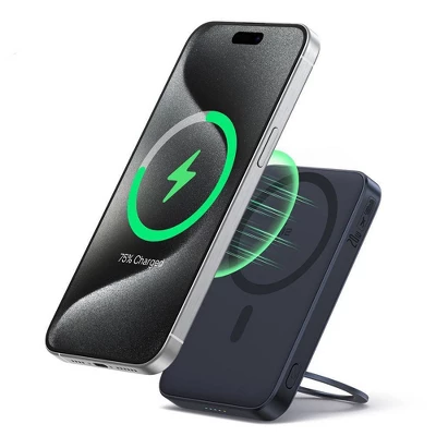 Acheter PowerBank Baseus Qi2 MagSafe 5000mAh 20W Abidjan –  Chargeur Sans Fil PicoGo Ultra-Mince + Support 360° Noir | Côte d'Ivoire