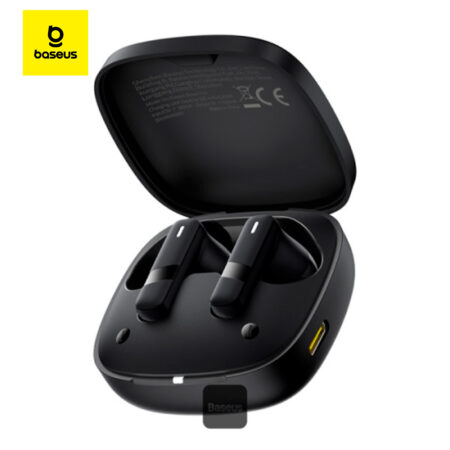 Écouteurs sans fil Baseus Bowie E20 avec 2 microphones ENC, 33 h d'autonomie - Noir A00069700113-00