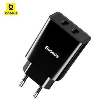 Chargeur Mural Baseus Double USB 2.1A – Charge Rapide Smartphone | Abidjan Côte d’Ivoire